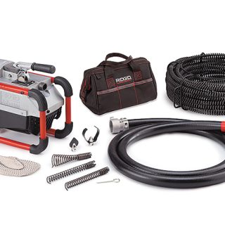 K-60SP Machine with A-1 Operator’s Mitt, A-12 Pin Key, and Rear Guide Hose, plus: A-61 Tool Kit and A-62 Cable Kit