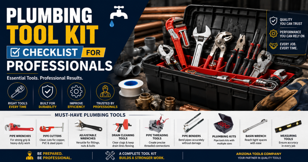 Plumbing Tool Kit Checklist for Professionals