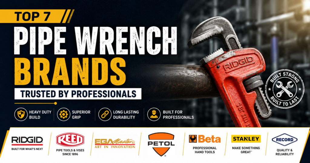 Top 7 Pipe Wrench Brands Trusted by Professionals