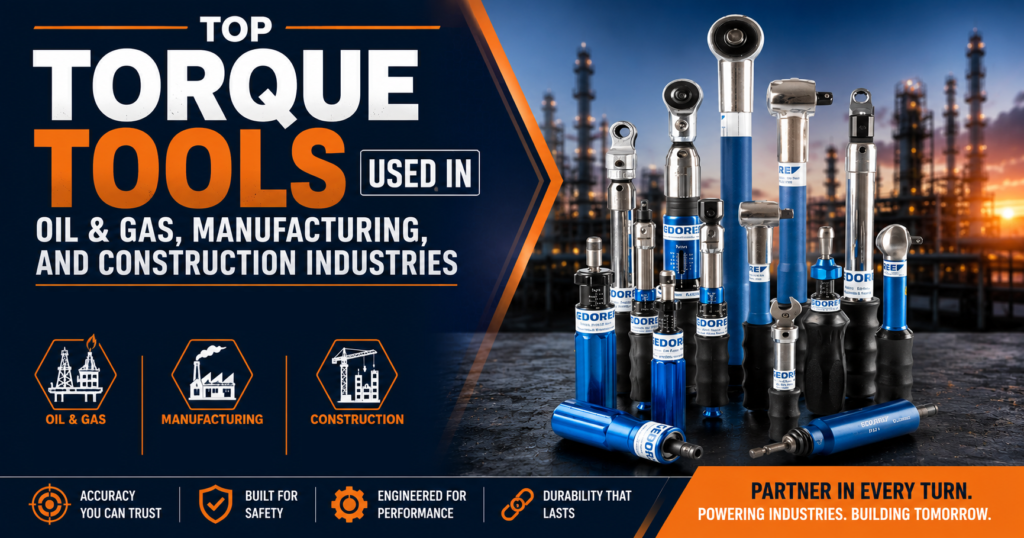 Top Torque Tools Used in Oil & Gas, Manufacturing & Construction Meta Description: Discover the top torque tools used in oil & gas, manufacturing, and construction industries. Learn about torque wrenches, multipliers, and precision tools.