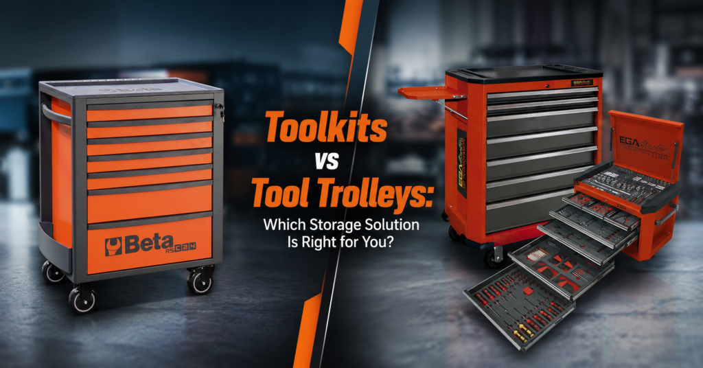 Toolkits vs Tool Trolleys: Which Storage Solution Is Right for You?